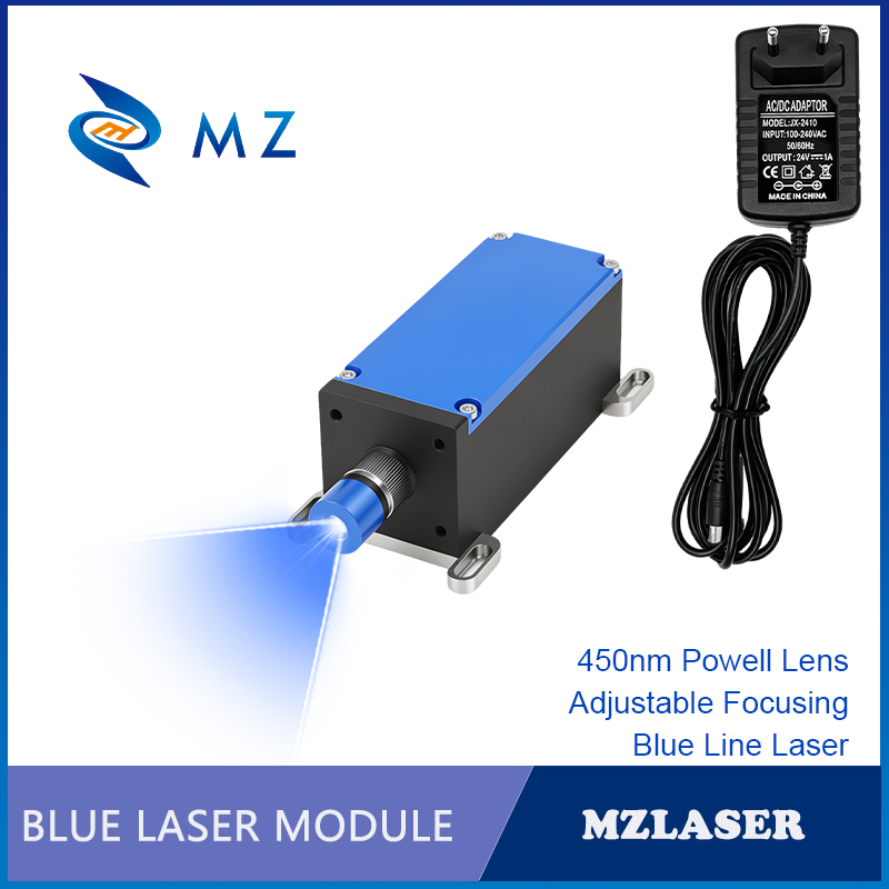 Laser Focus Lens - Adjustable Focusing Powell Lens Blue Line