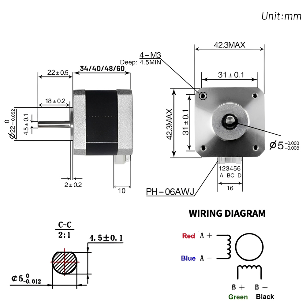 Nema 17 42mm Stepper Motor Ope - Cnc Router Machine 评论和价格