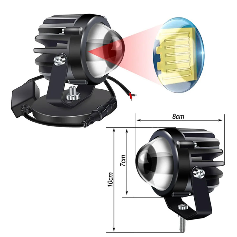 Motorcycle Projector Laser Lig - Laser Focus Lens 评论和价格