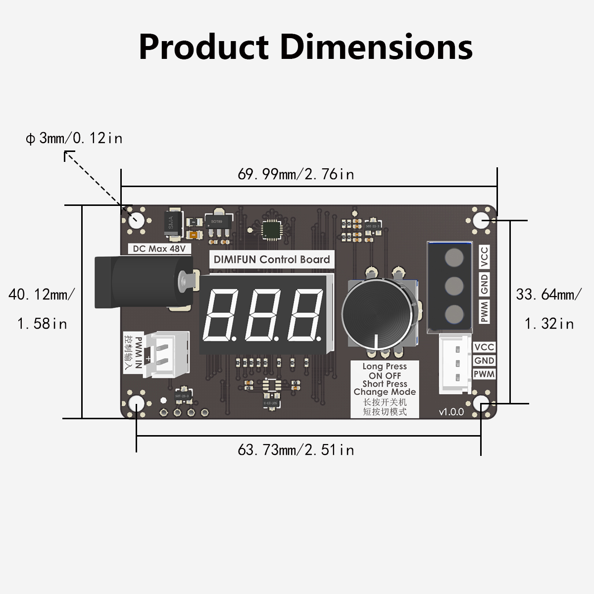 PWM Laser Diode Driver, DC5-48 - Laser Controller Board 评论和价格