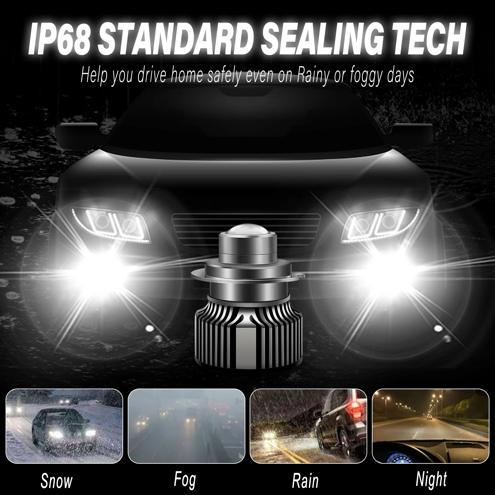 H11 Led Fog Light Bulb Laser L - Laser Focus Lens 评论和价格