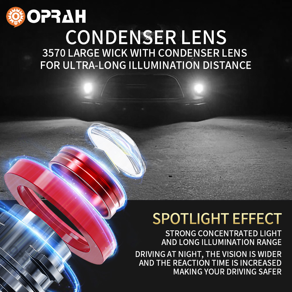 Oprah 2pc Laser Lens H7 Led Fo - Laser Focus Lens 评论和价格